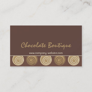Chocolate Business Card