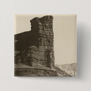Chocolate Butte, Paria Creek, Arizona 15 Cm Square Badge
