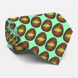 Chocolate Buttercream Easter Egg Candy Rose Tie