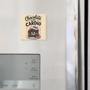 Chocolate cake festival magnet