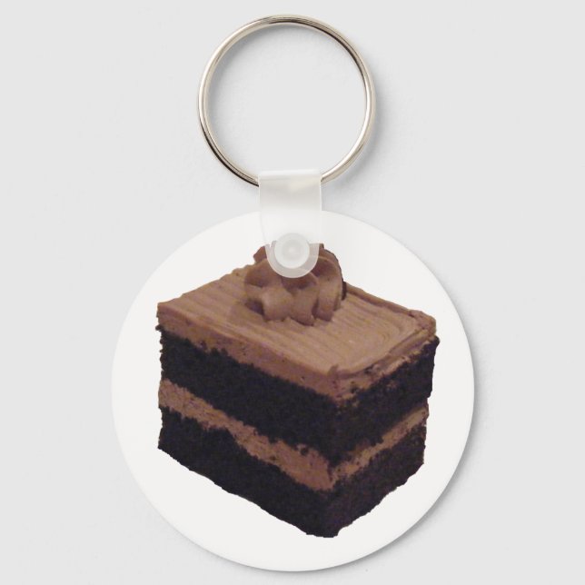 Chocolate Cake Key Ring (Front)