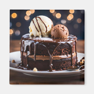 Chocolate Cake Magnet