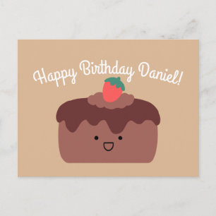 Chocolate Cake Postcard