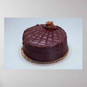 Chocolate cake poster