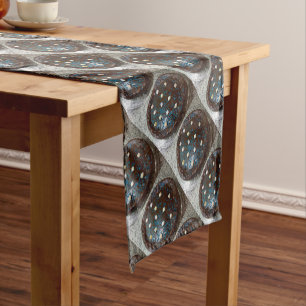 Chocolate cake short table runner