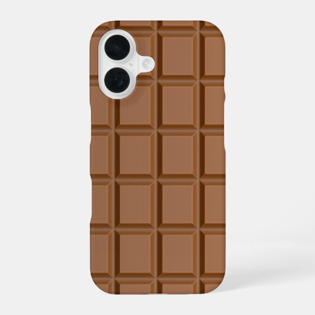 Chocolate Candy Bar iPhone 16 Case (Back)