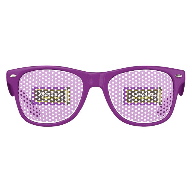 Chocolate Candy Bar Kids Sunglasses (Front)