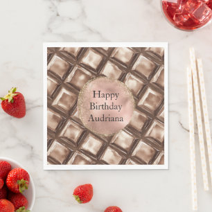 Chocolate Candy Bar Napkin