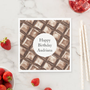Chocolate Candy Bar Napkin