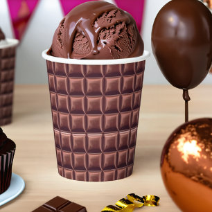 Chocolate Candy Bar Party Paper Cups