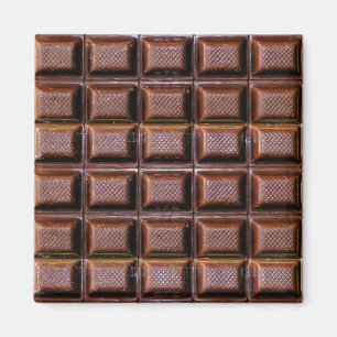 Chocolate Candy Bar Squares Magnet