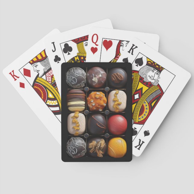Chocolate Candy - Bicycle Playing Cards (Back)