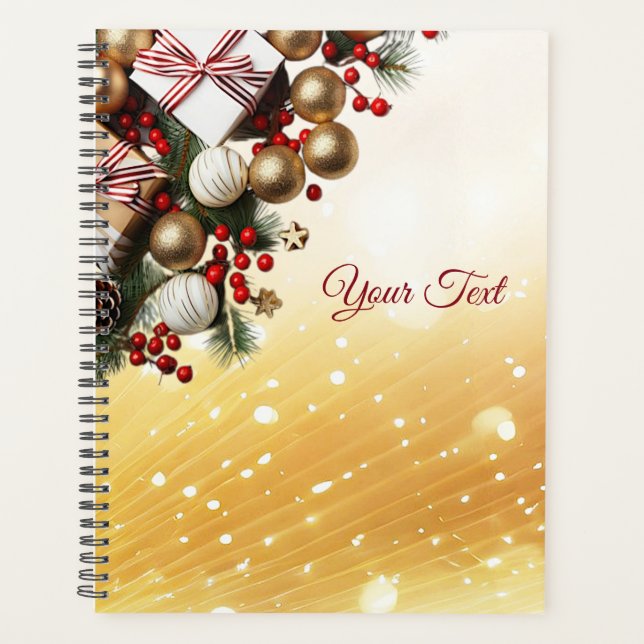 Chocolate Candy Christmas Holiday Planner (Front)