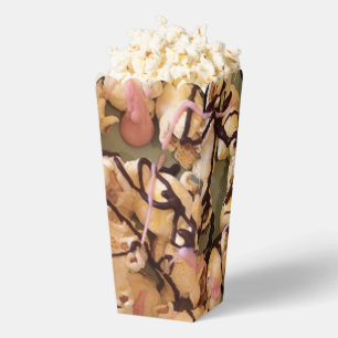 Chocolate Candy Coated Salted Popcorn Favour Box