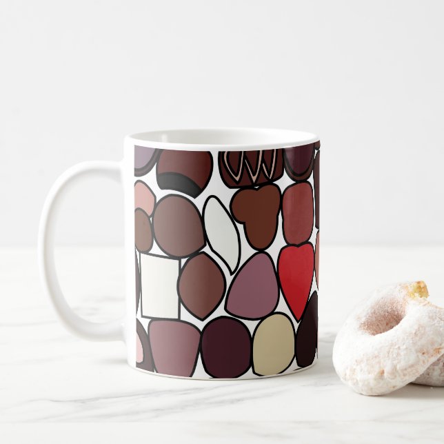 Chocolate Candy Confectionery  Coffee Mug (With Donut)
