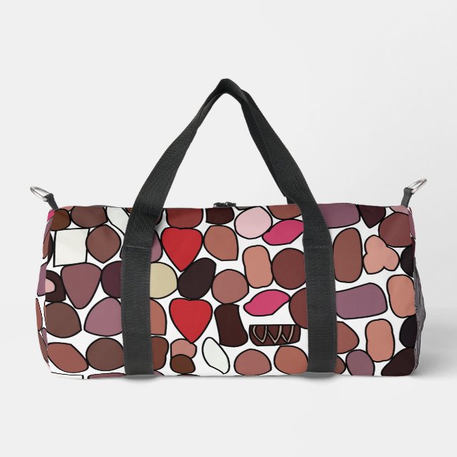 Chocolate Candy Confectionery  Duffle Bag (Front)