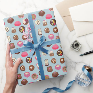 Chocolate Candy Confectionery Wrapping Paper