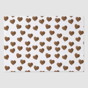 Chocolate Candy Hearts Tissue Paper
