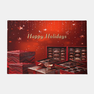 Chocolate Candy Holiday Doormat