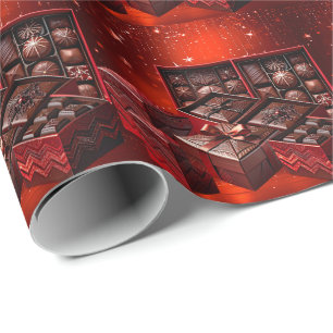 Chocolate Candy Holiday Wrapping Paper
