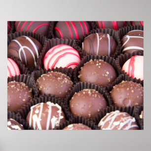 Chocolate Candy Truffle Poster