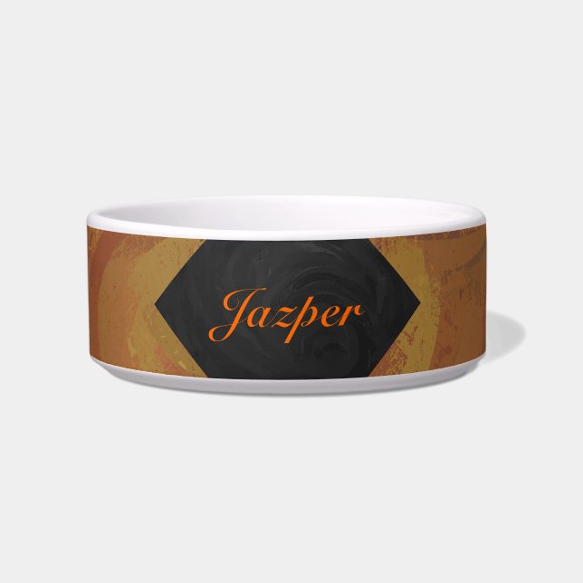 Chocolate Carmel Swirl Bowl (Front)