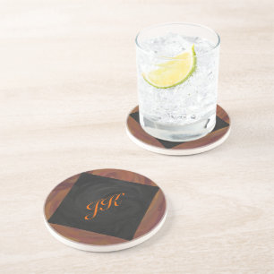 Chocolate Carmel Swirl Coaster