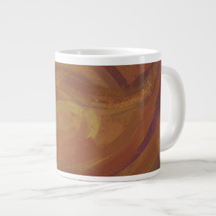 Chocolate Carmel Swirl Large Coffee Mug