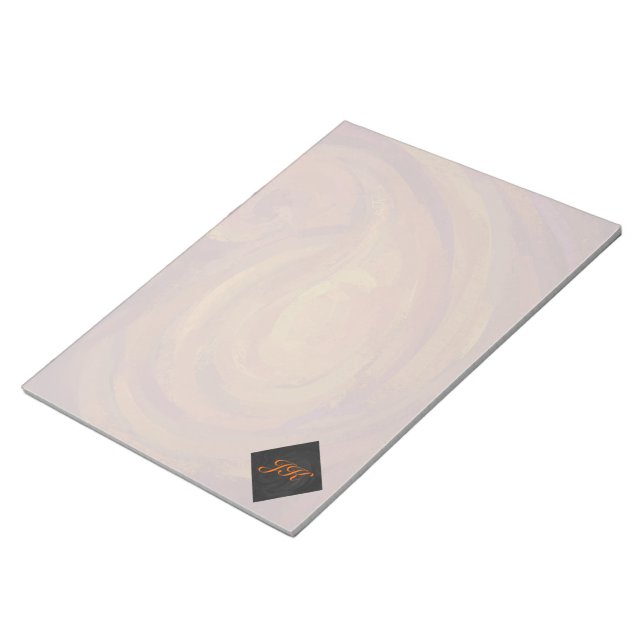 Chocolate Carmel Swirl Notepad (Angled)