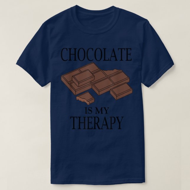 Chocolate Chef Chocolatier Chocolate Lover  T-Shirt (Design Front)