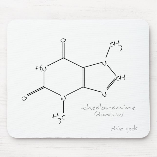 Chocolate chemistry mouse mat (Front)