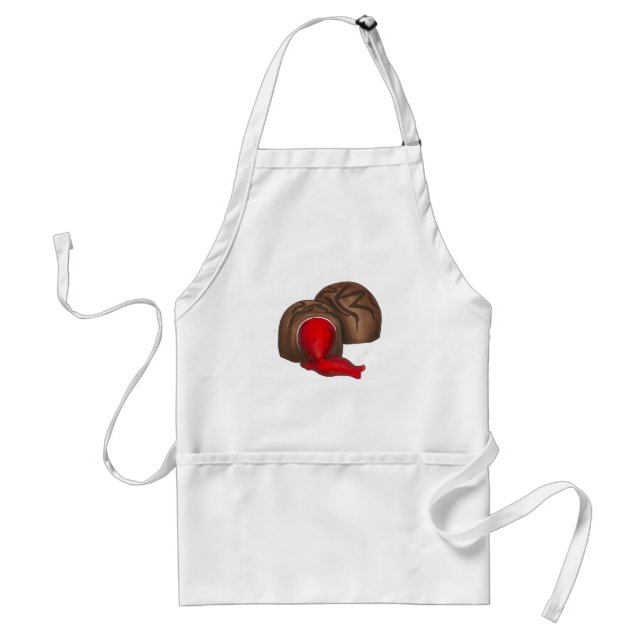 Chocolate Cherry Cordial Valentine Candy Sweets Standard Apron (Front)