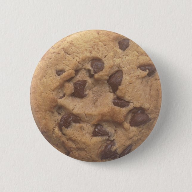 Chocolate Chip Cookie 6 Cm Round Badge (Front)