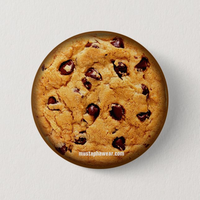 Chocolate Chip Cookie 6 Cm Round Badge (Front)