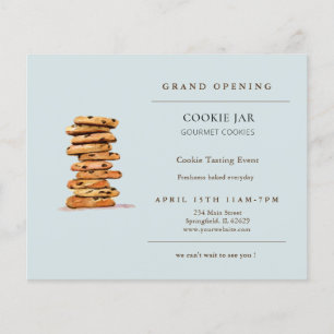 Chocolate chip cookie Bakery Grand Opening Flyer