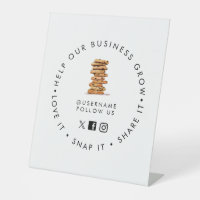 Chocolate Chip Cookie Bakery Social media follow 