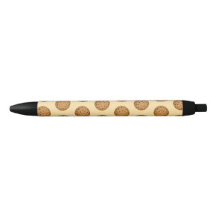 Chocolate Chip Cookie Black Ink Pen