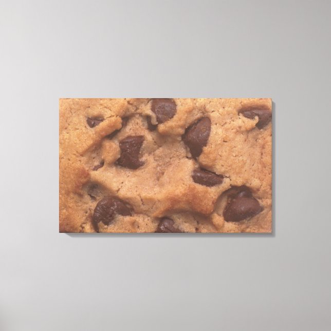 Chocolate Chip Cookie Canvas Print (Front)