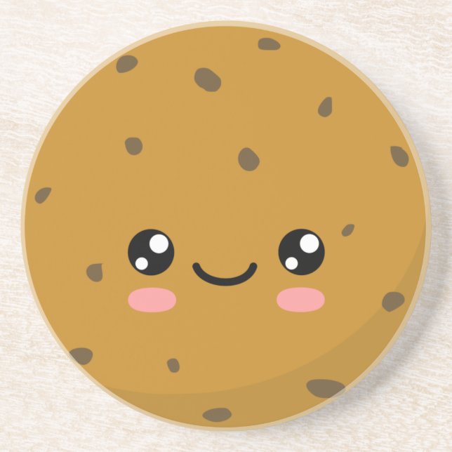 Chocolate Chip Cookie Coaster (Front)