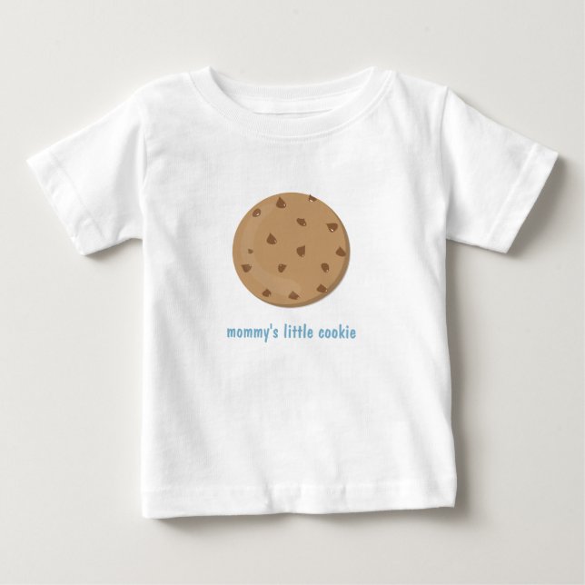 Chocolate Chip Cookie Custom Personalised Baby T-Shirt (Front)