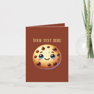  chocolate chip cookie customisable bakery vendors card