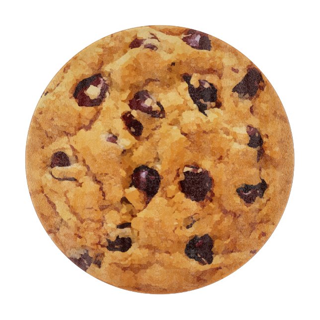 Chocolate Chip Cookie Cutting Board (Front)