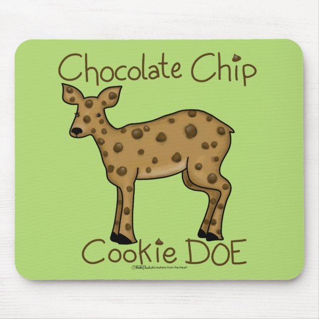 Chocolate Chip Cookie Doe Mouse Mat (Front)