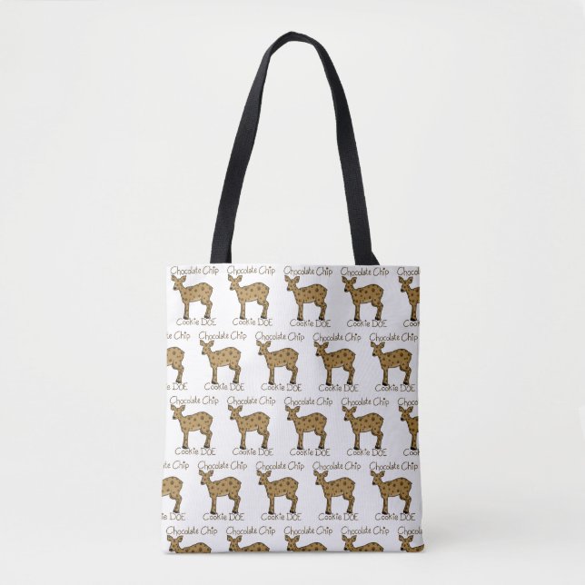 Chocolate Chip Cookie Doe Tote Bag (Front)