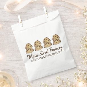 Chocolate Chip Cookie Dough Bakery Bake Sale Favour Bags