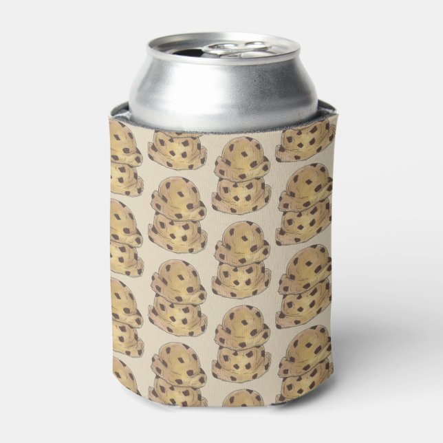 Chocolate Chip Cookie Dough Bakery Pastry Chef Can Cooler (Can Front)