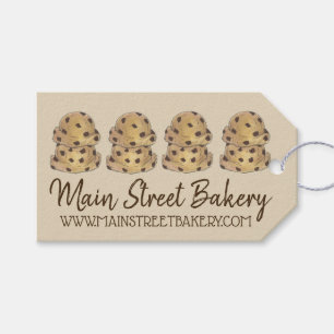 Chocolate Chip Cookie Dough Bakery Pastry Chef Gift Tags