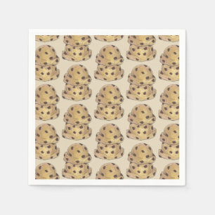Chocolate Chip Cookie Dough Bakery Pastry Chef Napkin
