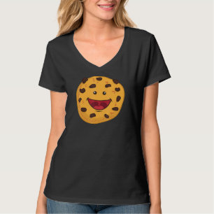 Chocolate Chip Cookie Face Halloween Product T-Shirt
