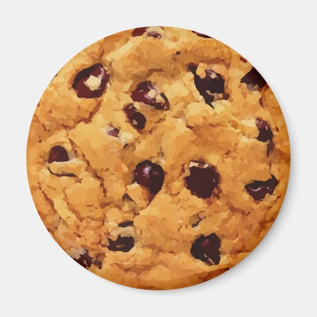 Chocolate Chip Cookie Image Magnet (Front)